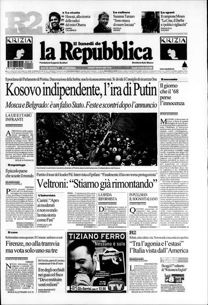 Il lunedì de La repubblica